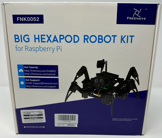 Freenove Big Hexapod Robot Kit – Part 1 The Purchase